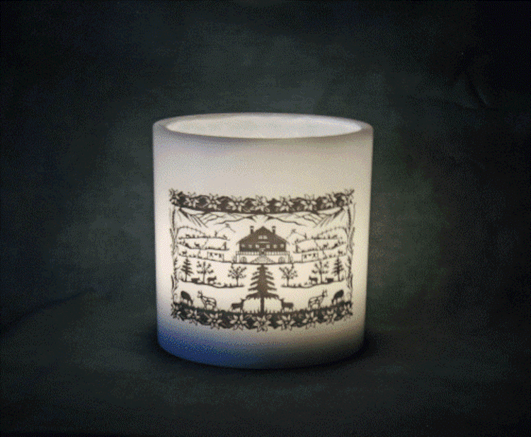 Windlicht Wachs, Milly